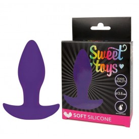 Фиолетовая анальная втулка Sweet Toys - 8,5 см.