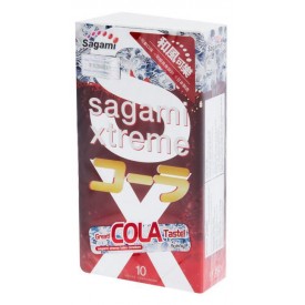 Ароматизированные презервативы Sagami Xtreme Cola - 10 шт.